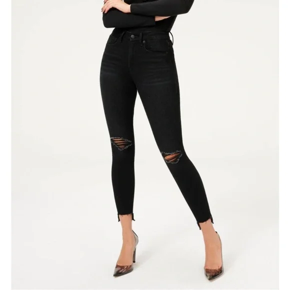 NWT Good American good waist step hem jean - Picture 2 of 7